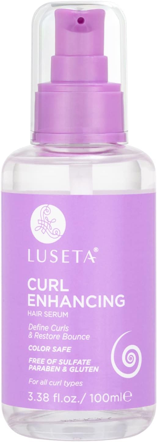 Curl Enhancing Hair Oil Define Curl & Restore Bounce Anti-frizzing and Smoothing for Curly Hair Type 3.38oz