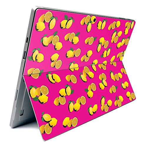 Image of MightySkins Carbon Fiber Skin for Microsoft Surface Pro 7 - Make Lemonade | Textured Carbon Fiber Finish | Easy to Apply, Remove, and Change Styles | Made in The USA