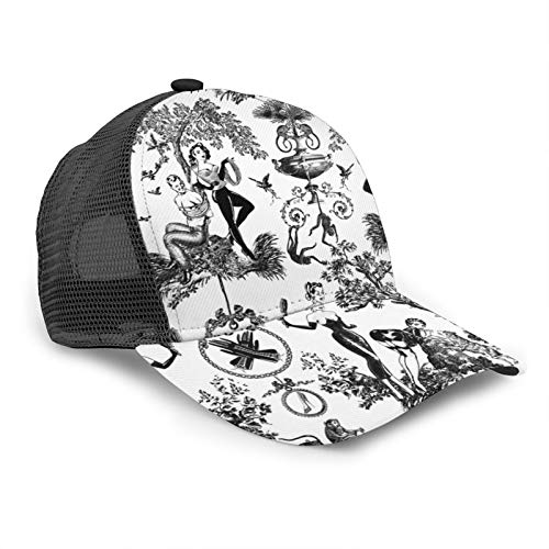 Cappello da Baseball Unisex Raven's Dream Fresco sin in Linen Art, da Uomo, da Donna e da Bambino, alla Moda, Regolabile, da papà, Casual, da Sole