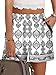 ONLYSHE Womens Printed Shorts Summer Fashion Pocketed Shorts Ladies Elastic Waist Lightweight Short Pants Papercut S