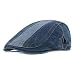 Produktbild LLCP Cowboy Bouberes Cap, Vier Jahreszeiten Männliche Und Weibliche Mützen, Eine Vielzahl Von Farben Retro Casual Hat Flache Kappe,B