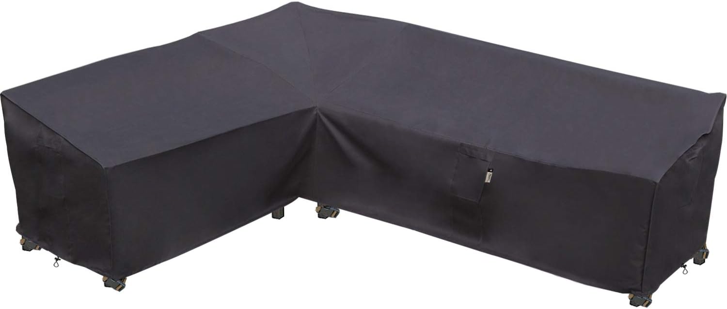 Heavy Duty Outdoor Sectional Couch Covers, 83"X104