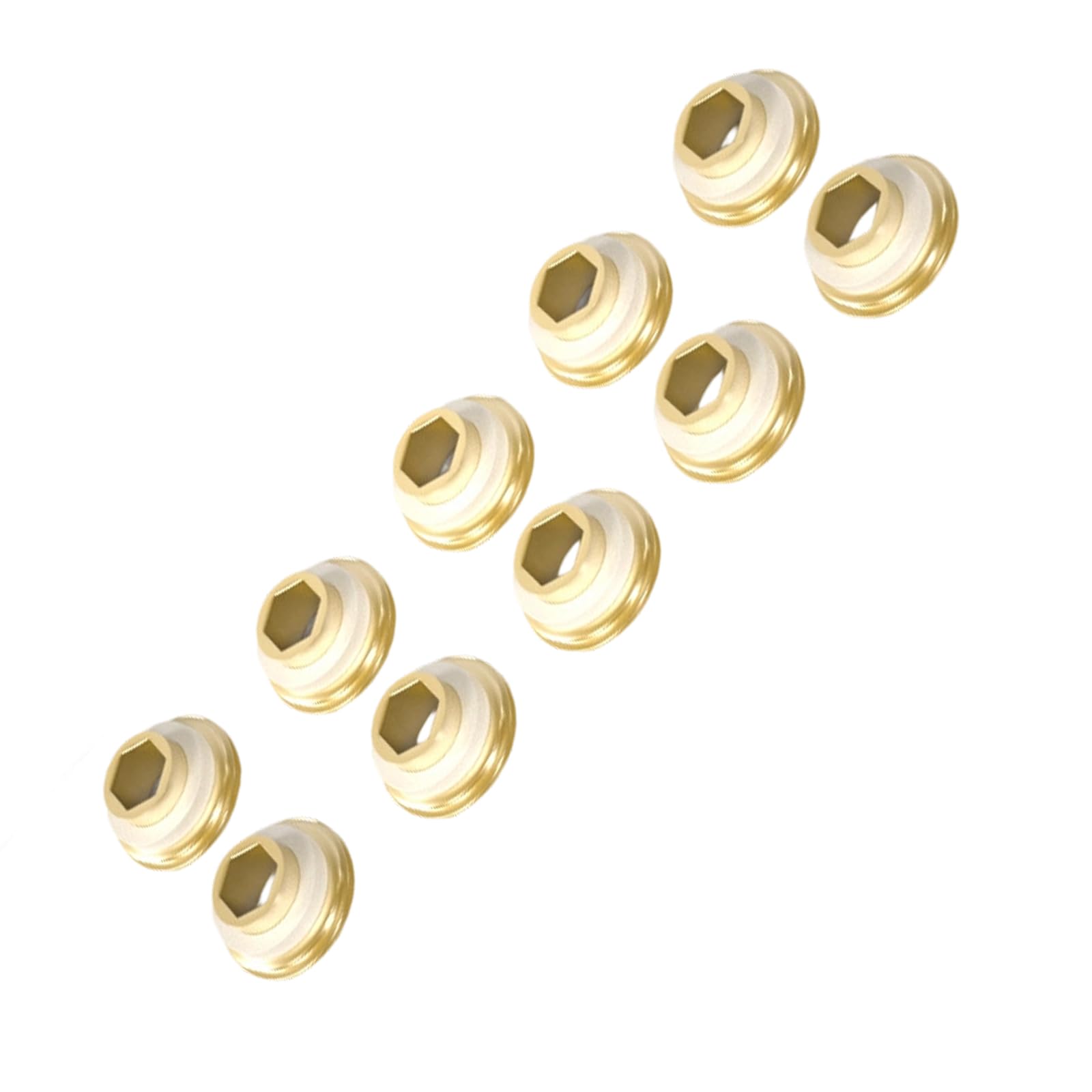 Brass Seal Washer with Silicone Rings Sealing Gasket for Plumbing Fittings Tape Freely for Water Faucet Valved Leak Proof Washer