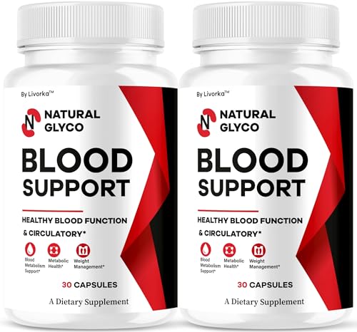 (2 Pack) Natural Glyco Support Glycogen Supplement Premium Advanced Formula Capsules, NaturalGlyco All Natural Pills Vitamin Health & Wellness, Naturale Maximum Strength, 60 Capsules for 2 Months