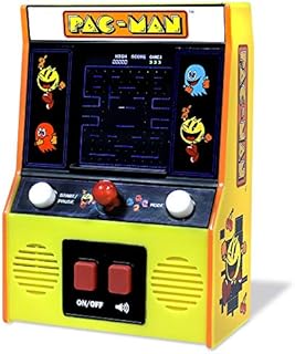 Basic Fun Arcade Classics - Pac-Man Color LCD Retro Mini Arcade Game , Yellow