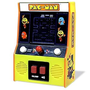 Basic Fun Arcade Classics – Pac-Man Color LCD Retro Mini Arcade Game , Yellow