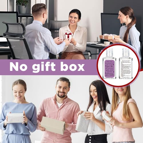 50 Pcs Thank You Gifts for Coworker Mini Hand Sanitize Gel Bulk Scent Hand Sanitizer Travel Size Inspirational Appreciation Gifts for Christmas Party Supplies Friends Teacher Employee - Image 6