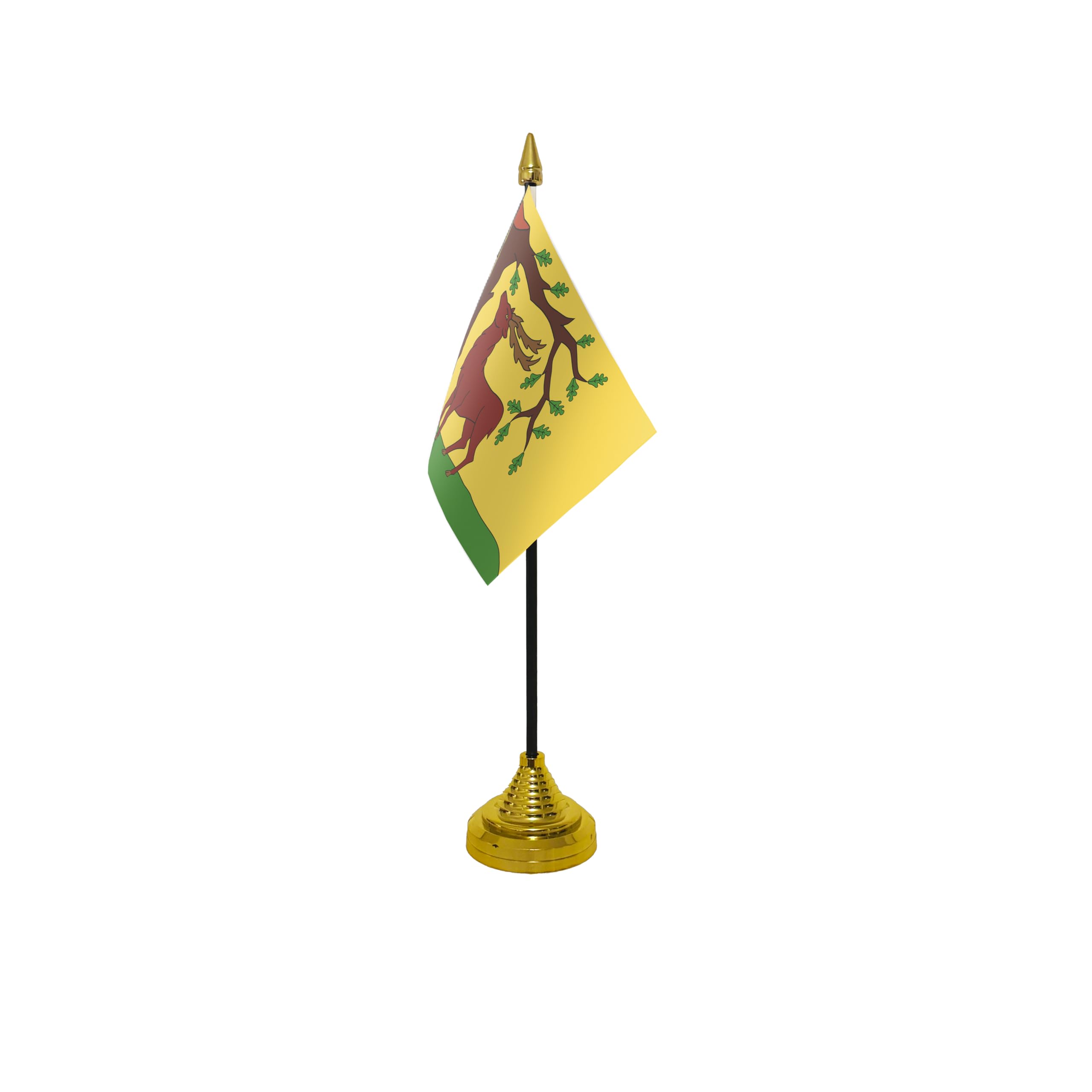 Flagtex Berkshire New Small Table Flag With Gold Base