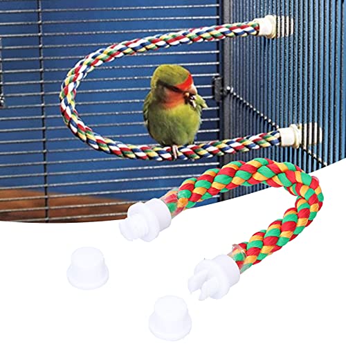 Image of Bird Chew Toy, Bird Parrots Stand U Shape Bird Rope Perch for for Bird