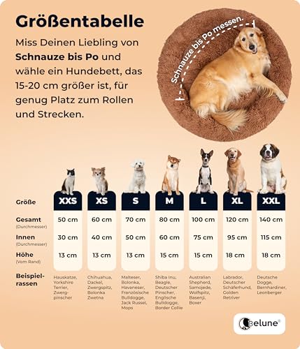 Belune Waschbarer Ersatzbezug (Dunkelgrau, 80cm)