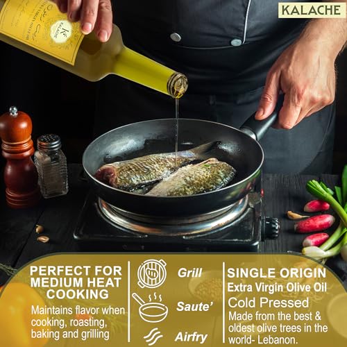 Aceite de oliva extra virgen KALACHE 750 ml botella miniatura 5
