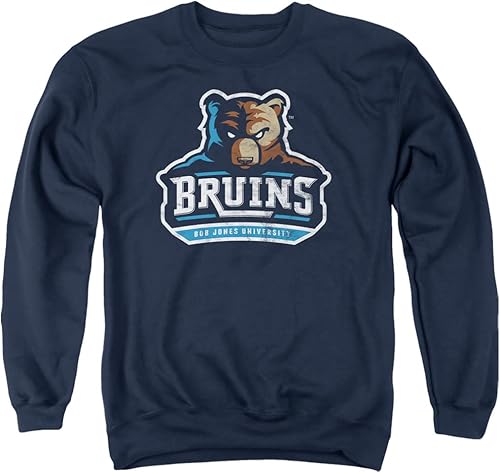 Miniatura 2 de LOGOVISION Bob Jones University Official Distressed Primary Logo Unisex Adult Crewneck Sweatshirt