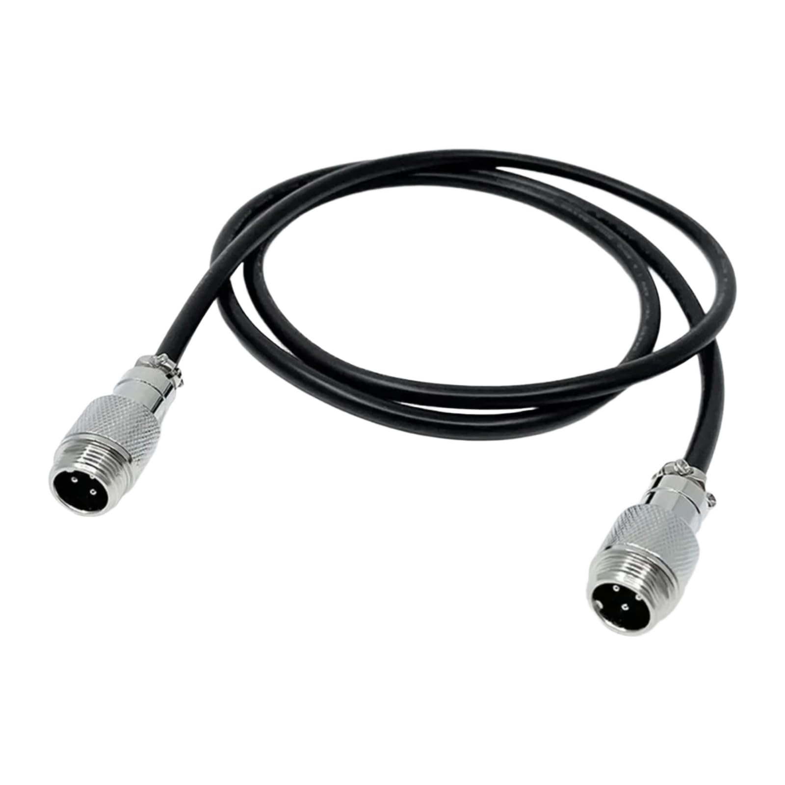 Conector GX12 M12 de 7 pines con cable de 3 metros soldado para conexiones estables