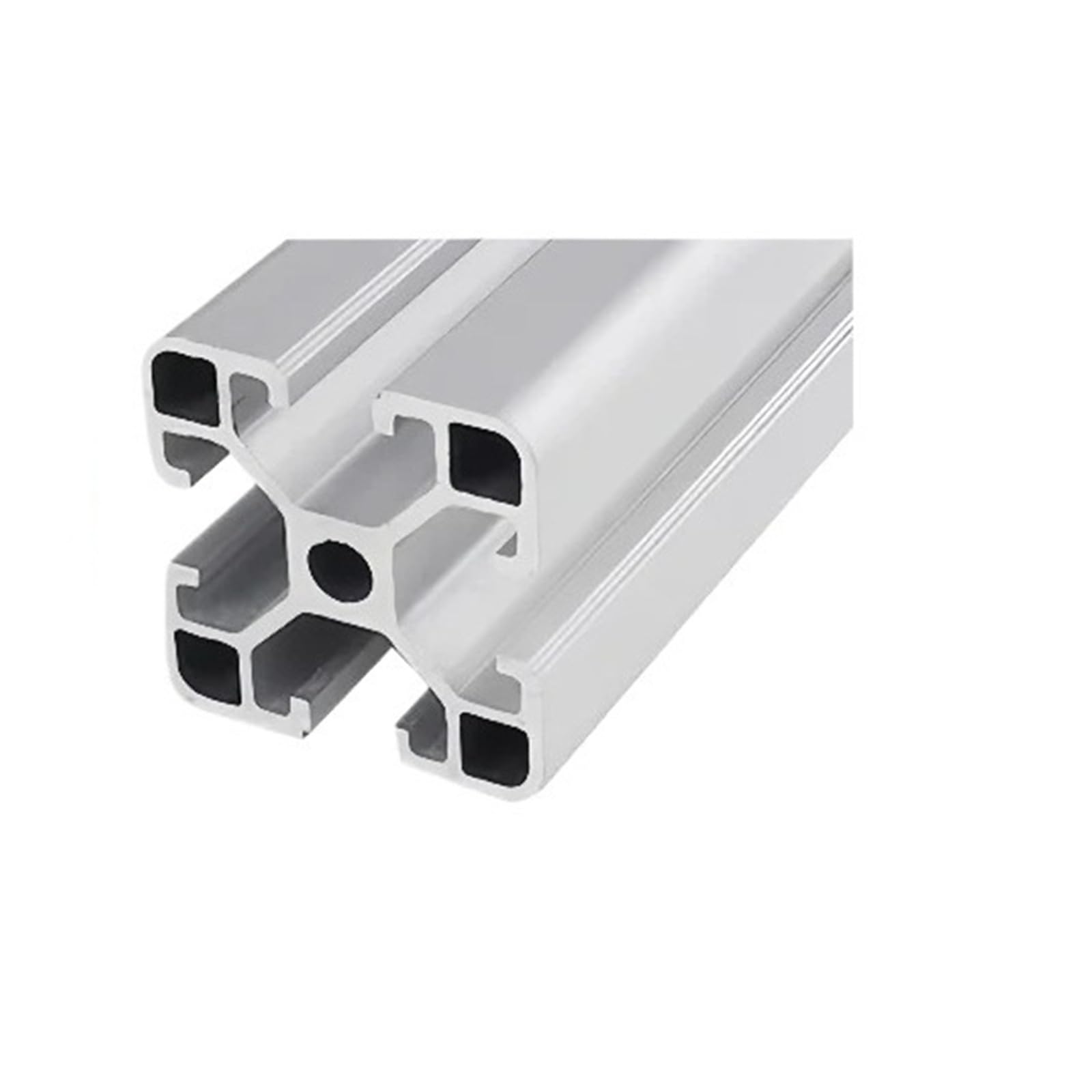 HHB18I Aluminum profile extrusion 4040/4080/40120 CNC aluminum profile 3D printer parts anode wire guide aluminum profile(500mm,2pcs,OB4040)
