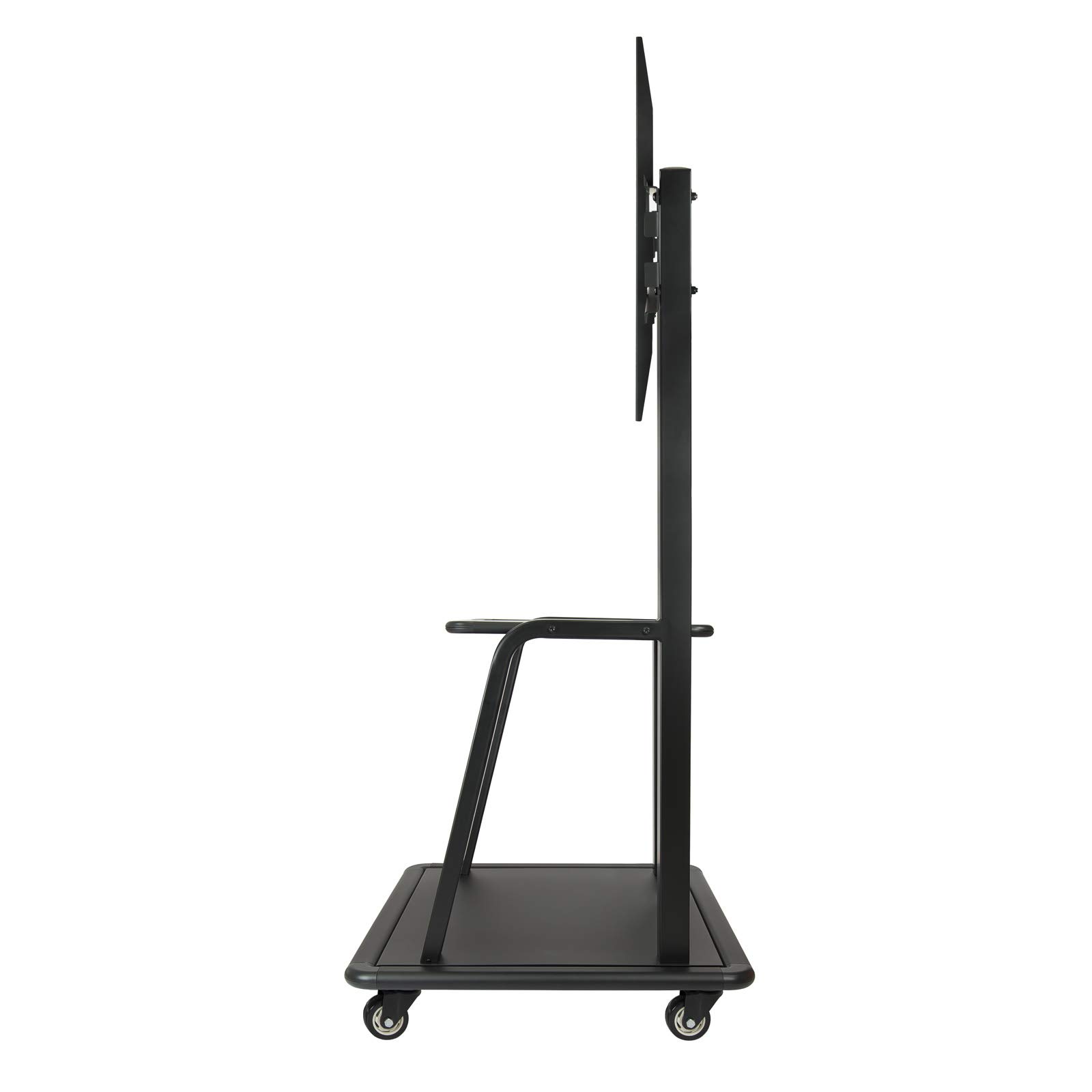 TooQ FS20100M-B - Supporto da pavimento con ruote per TV da 37" a 100", fino a 150kg, nero