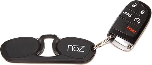 Miniatura 6 de Calabria Noz Nose Pinching - Gafas de lectura sin brazos + 1.50, color negro, paquete de 2 unidades para hombres y mujeres