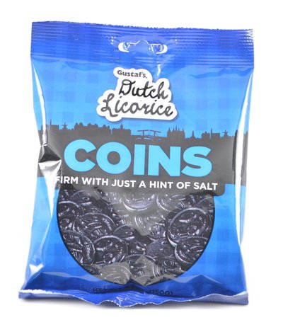 Gustaf's Black Licorice Coins