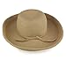 Trendy Apparel Shop Ladies Kettle Medium Brim Summer Paper Braid Straw Fashionable Hat - TAN Tweed