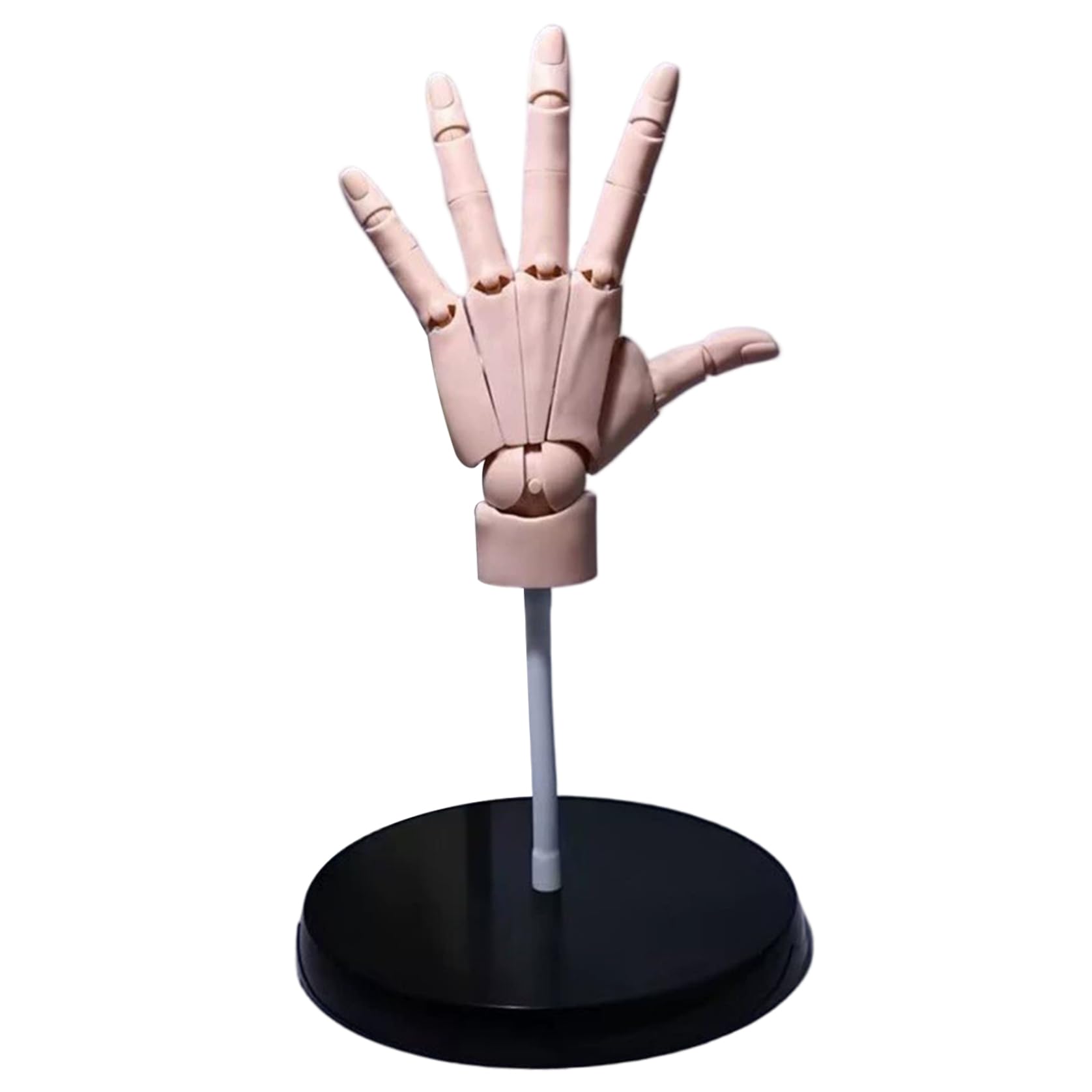 Manichino in PVC flessibile, 35,6 x 20,3 cm, con base mobile e dita articolate a sinistra, per disegnare casa, ufficio, scrivania, decorazione