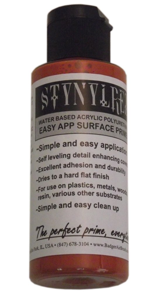 BADGER SNR-204 Stynylrez Primer Red Brown 2 oz Airbrush