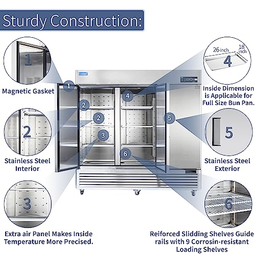 commercial freezer pro 1673