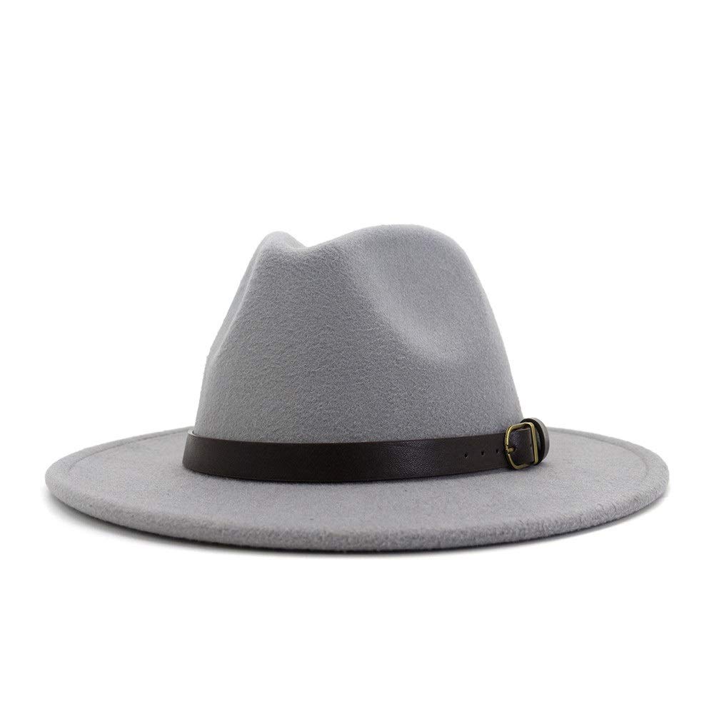 Men's Felt Hat Cotton Wide-Brimmed Belt 