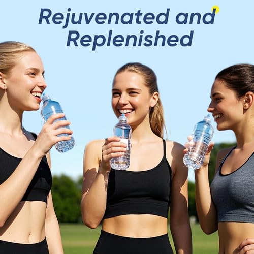 Image of 12 Sticks Electrolytes Powder Packets 6 Flavors Sugar Free Hydration Packets Electrolyte Liquid Daily IV Drink Mix with Lemon Lime, Watermelon, Orange, Raspberry, White Peach, Blueberry