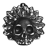 Aztec Death Whistle, Up To125+ Decibels Loud Real Screaming Aztec Death Whistle Loudest, Real Screaming Aztec Death Whistle Authentic Human Sounding Screams Aztec War Whistle(Black-White)