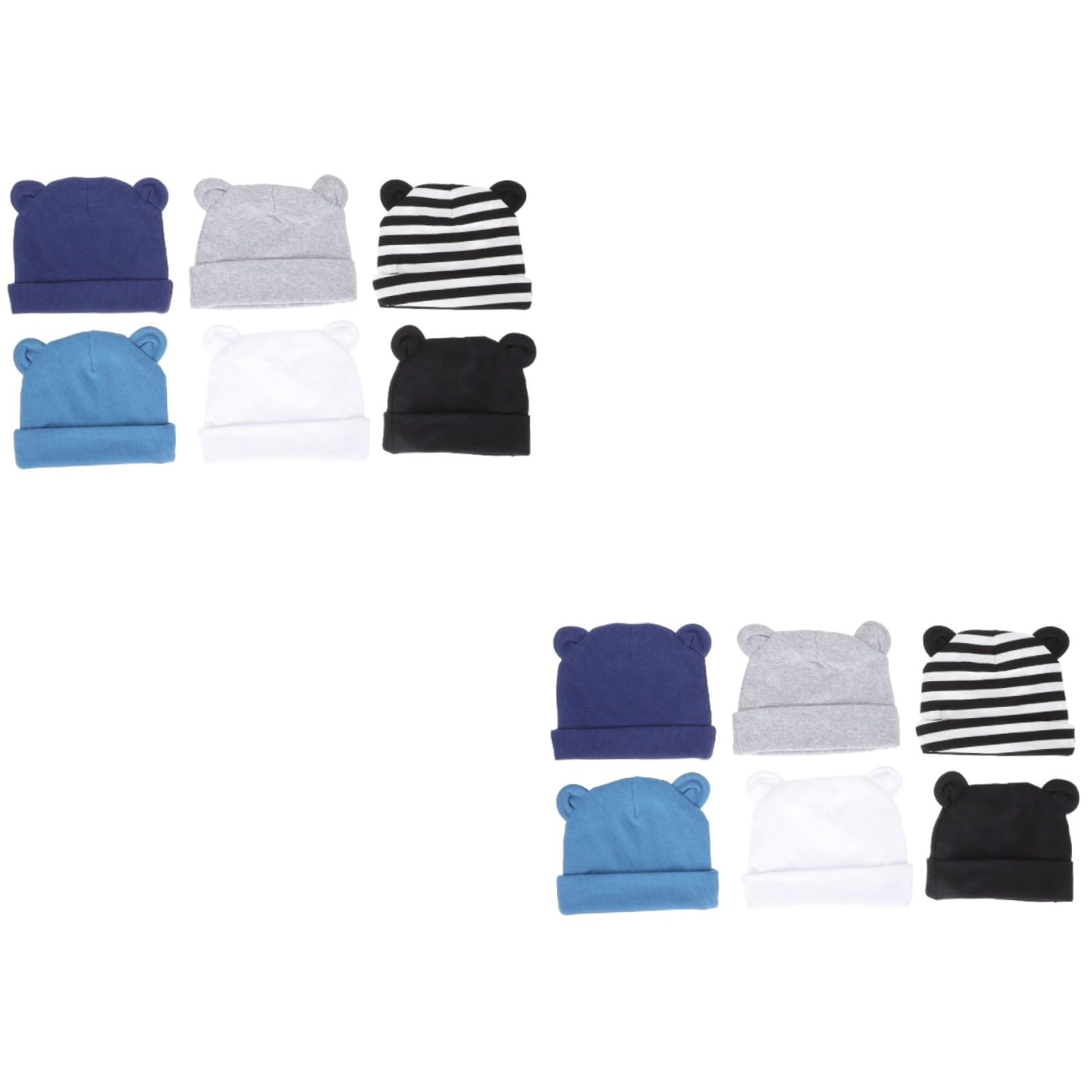 Fötuskappe Für Wintermütze Sommermütze Tiermütze Babygang Cap Neugeborene Hüte Mädchen Hut Mützen Für Neugeborene Babys Hut Turban Baumwolle 6st