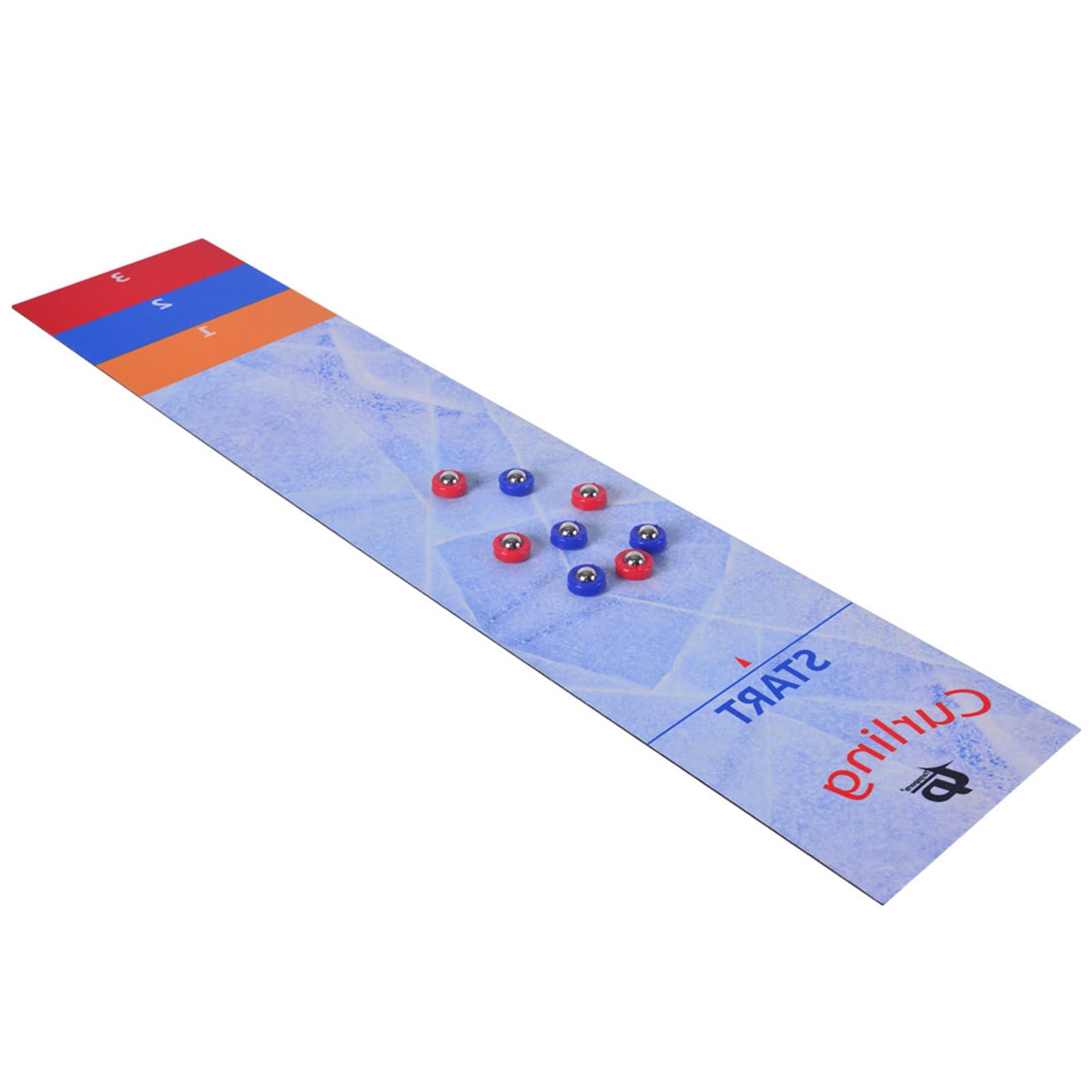 Tablero De Juego De Mesa 3 En 1 Para Fiesta Familiar, Tablero De Juego De Mesa Multifunción, Curling Bowling & Shuffleboard Juego Juego Interactivo Familiar De Interior
