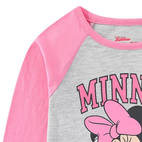 Image of Disney Stitch Frozen Minnie Princess Girls Long Sleeve Shirt and Pants Set