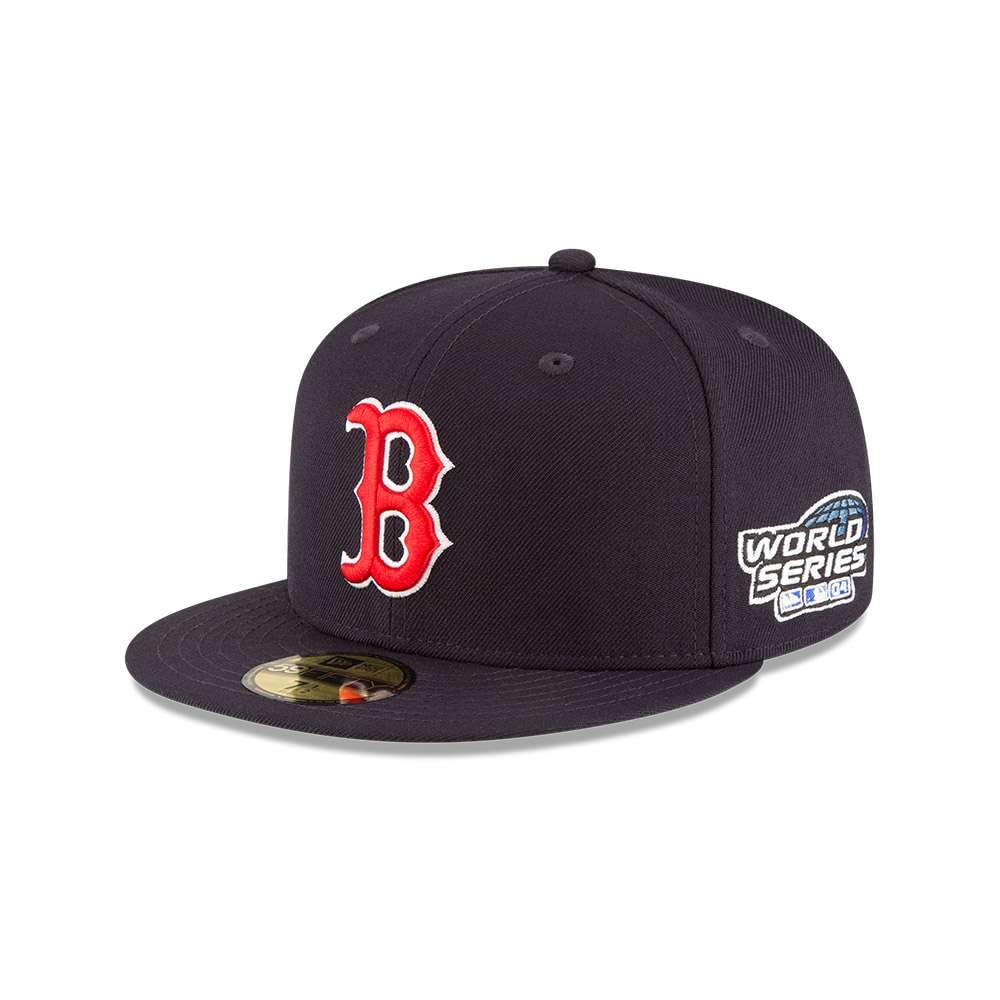 New Era Men's Boston Red Sox Navy 2004 World Series Wool 59FIFTY Fitted Hat