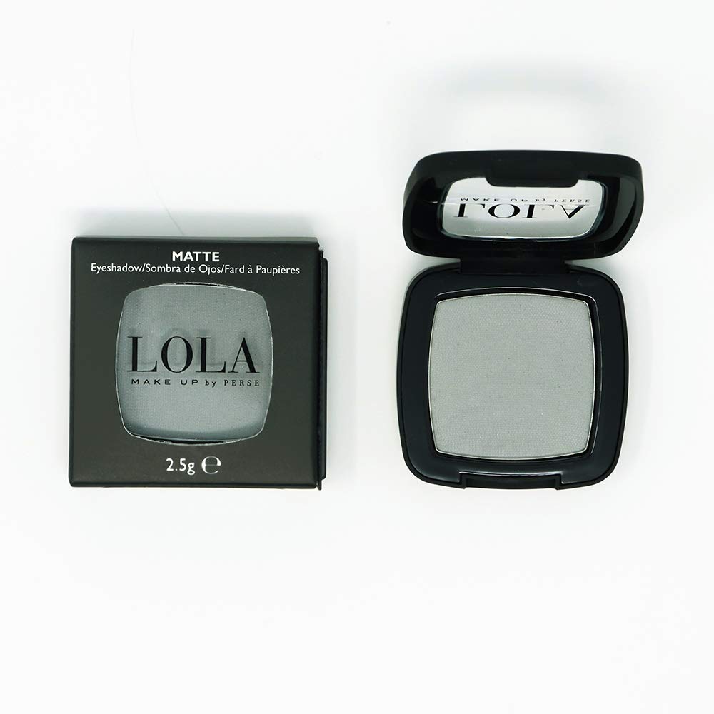Lola Make-Up Mono Eyeshadow, Grey, Satin, Rich Intense Pigmentation, High Coverage, Use Wet & Dry, All Skin Tone, Mineral Oil Free, Vegan & Cruelty Free, No. 026