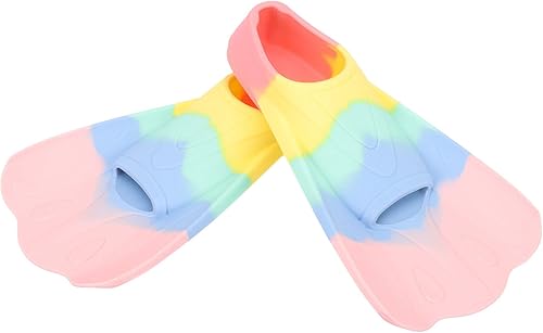 BESPORTBLE Aletas de natación para niños aletas de silicona para nadar y bucear, tamaño adecuado para niños, niñas, niños, jóvenes, mujeres,