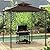 ABCCANOPY 8'x 5' Grill Gazebo Shelter, Outdoor BBQ Gazebo Canopy with LED Light (Coffee)
