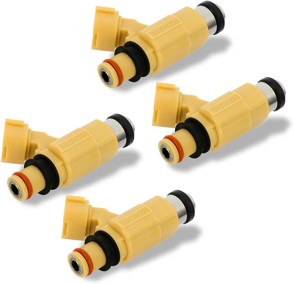 SCITOO Fuel Injectors Automotive Engine 4 Holes 4Pcs Replacement For Chrysler For Sebring 2001-2005,For Dodge For Stratus 2001-2005,For Mitsubishi For Outlander 2003