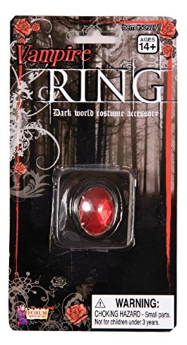 Bague de vampire Forum Novelties 50927 accessoire de déguisement d'Halloween