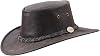 Barmah Foldable Squashy Kangaroo Hat, Crinkle Brown 1018