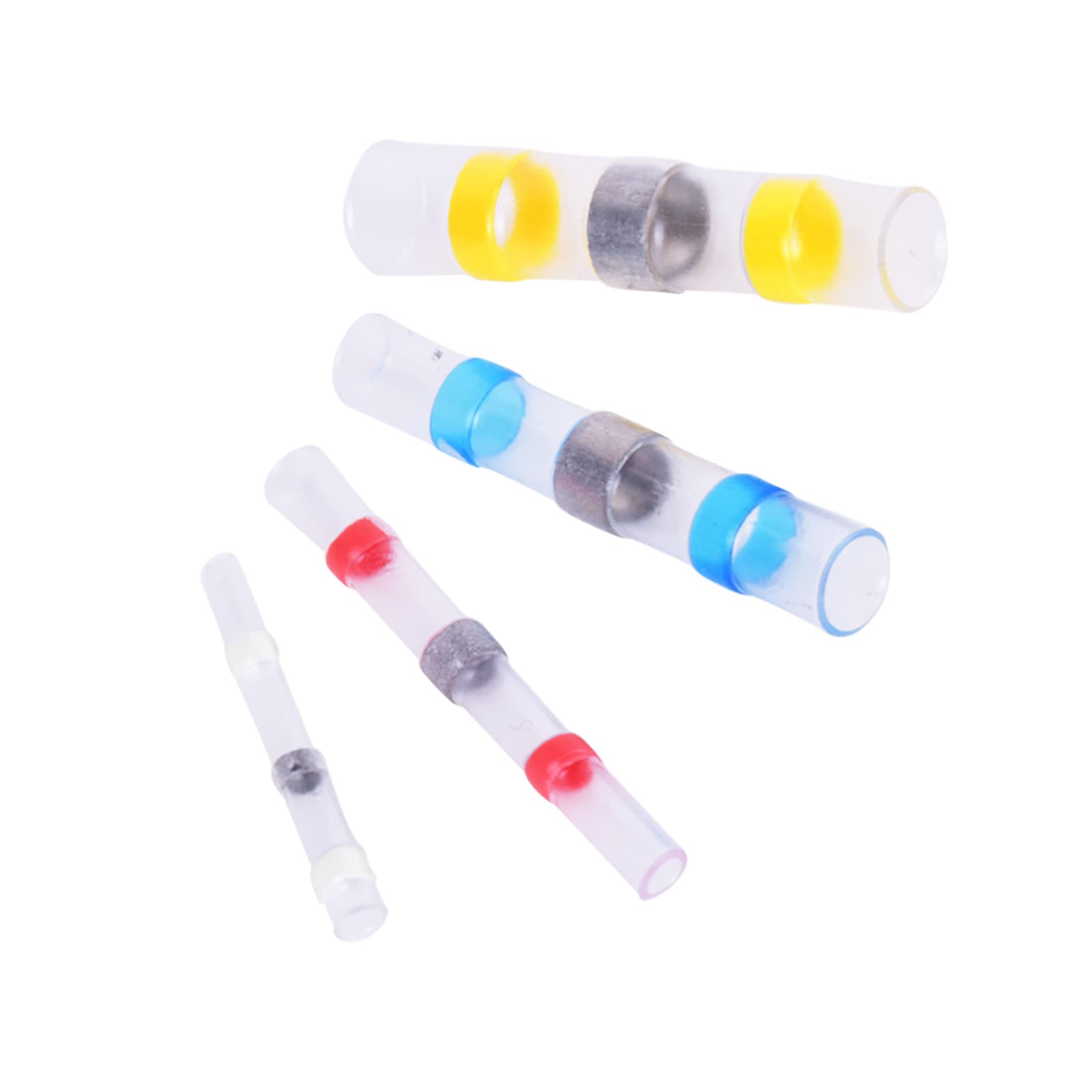 Connettori Filo Termoretraibili 50 Pezzi - Impermeabili, Per Saldature Auto/Moto/Barca - Foto 4