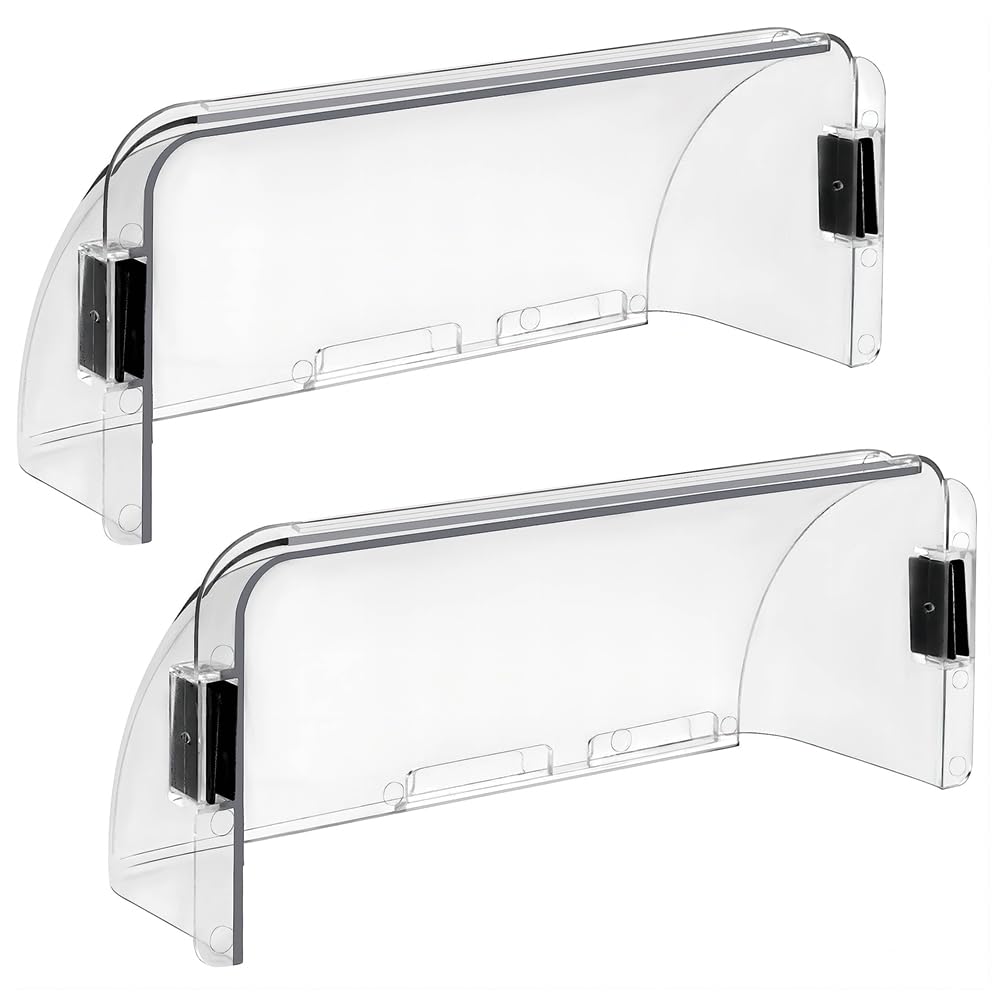 Knadgbft 2 PCS Adjustable Magnetic Air Deflector Easy Adjust Between 8-14In Fit for Floor Registers, Vents, Sidewall Floor Vent Deflector Easy Install
