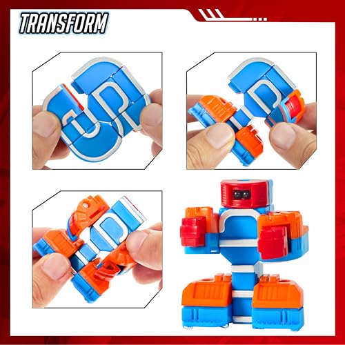 JOYIN 10 Pcs Number Bots Educational Toys, Number Bots, Action Figure Learning Toys, Christmas Birthday Gifts for Kids Boys Girls 3 4 5 6 Years Old - Image 5