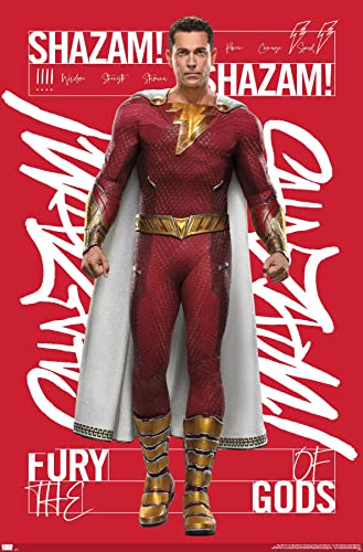 Trends International DC Comics Movie Shazam! Fury of the Gods - Shazam! Wall Poster