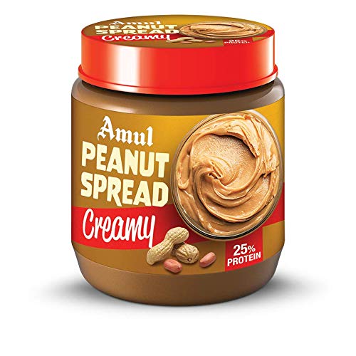 Amul Peanut Spread Creamy, 300 g| Pack of 1