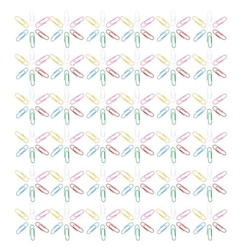 1200 Trombones Colorés et Pinces pour Classement de Bureau
