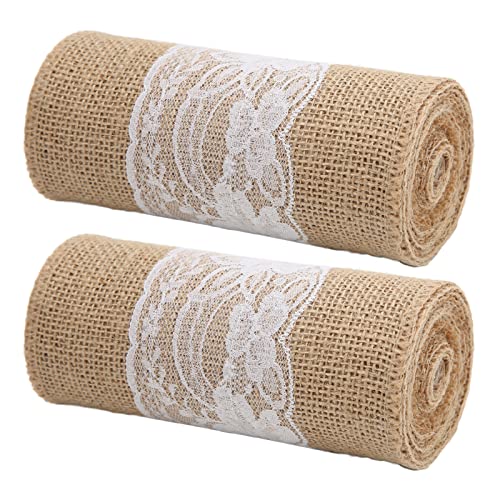 Cinta de encaje de arpillera, ampliamente utiliza decoraciones de mesa