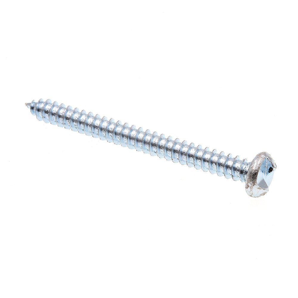 Prime-Line 9027737 Sheet Metal Screw, One Way, 10 X 2 in, Zinc Plated Steel, Pack of 75, Silver