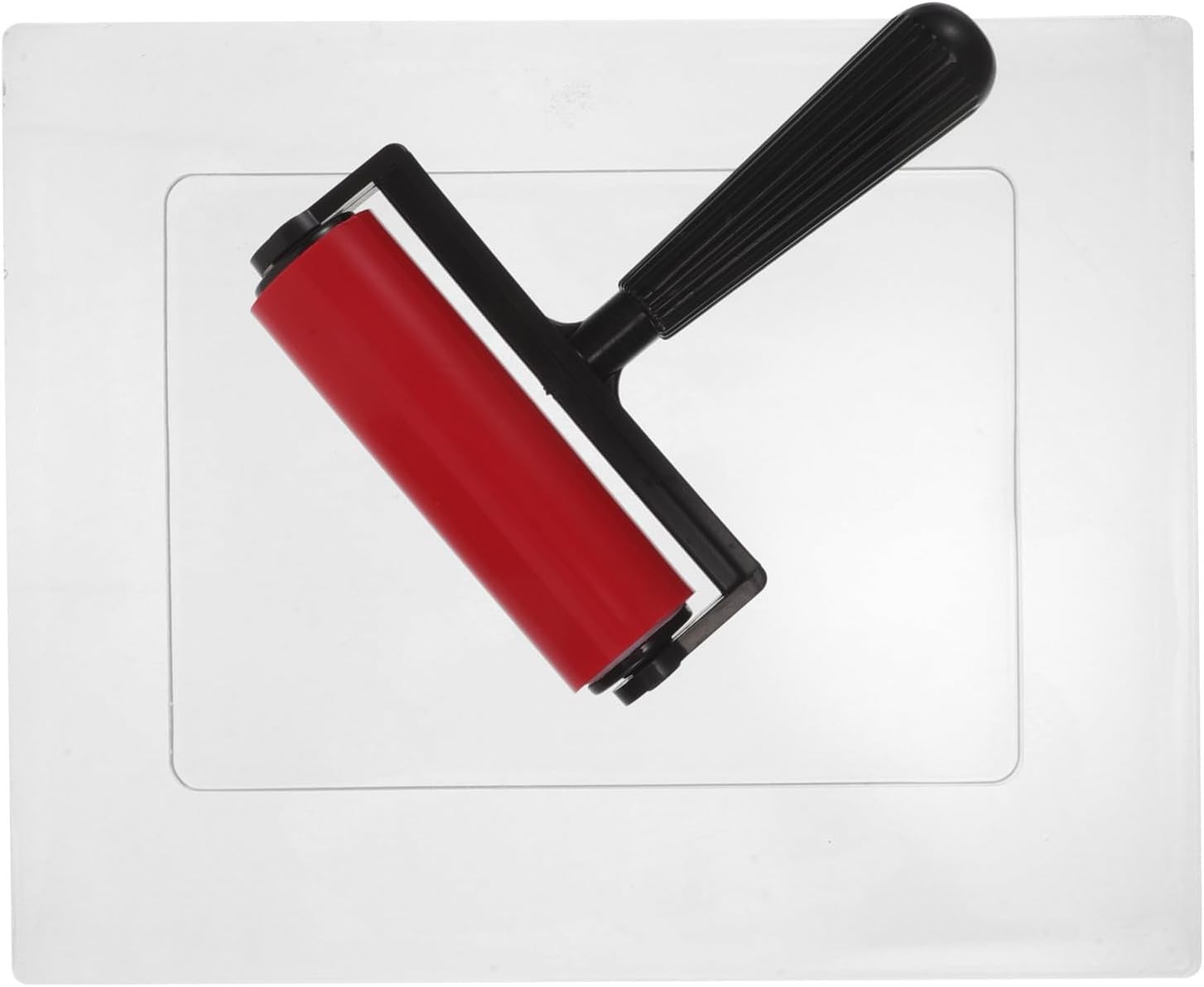 Gadpiparty 1 Set Gel Plate Printmaking Set: Reusable Monoprinting Gel Plate with Roller for Journaling Crafting Stamping Mixed Media DIY Card Making