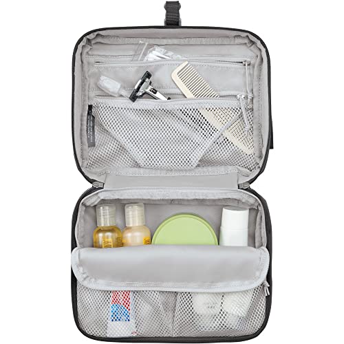 Image of Osprey Daylite Hanging Toiletry Kit, Black | travel organizer, packing cube, toiletry bag, carry on accessory, Black color