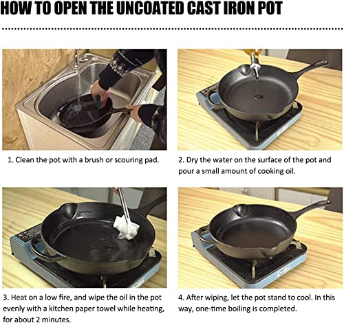 Olla de hierro fundido para hot pot sin teflón que evita que el caldo se enfríe 6