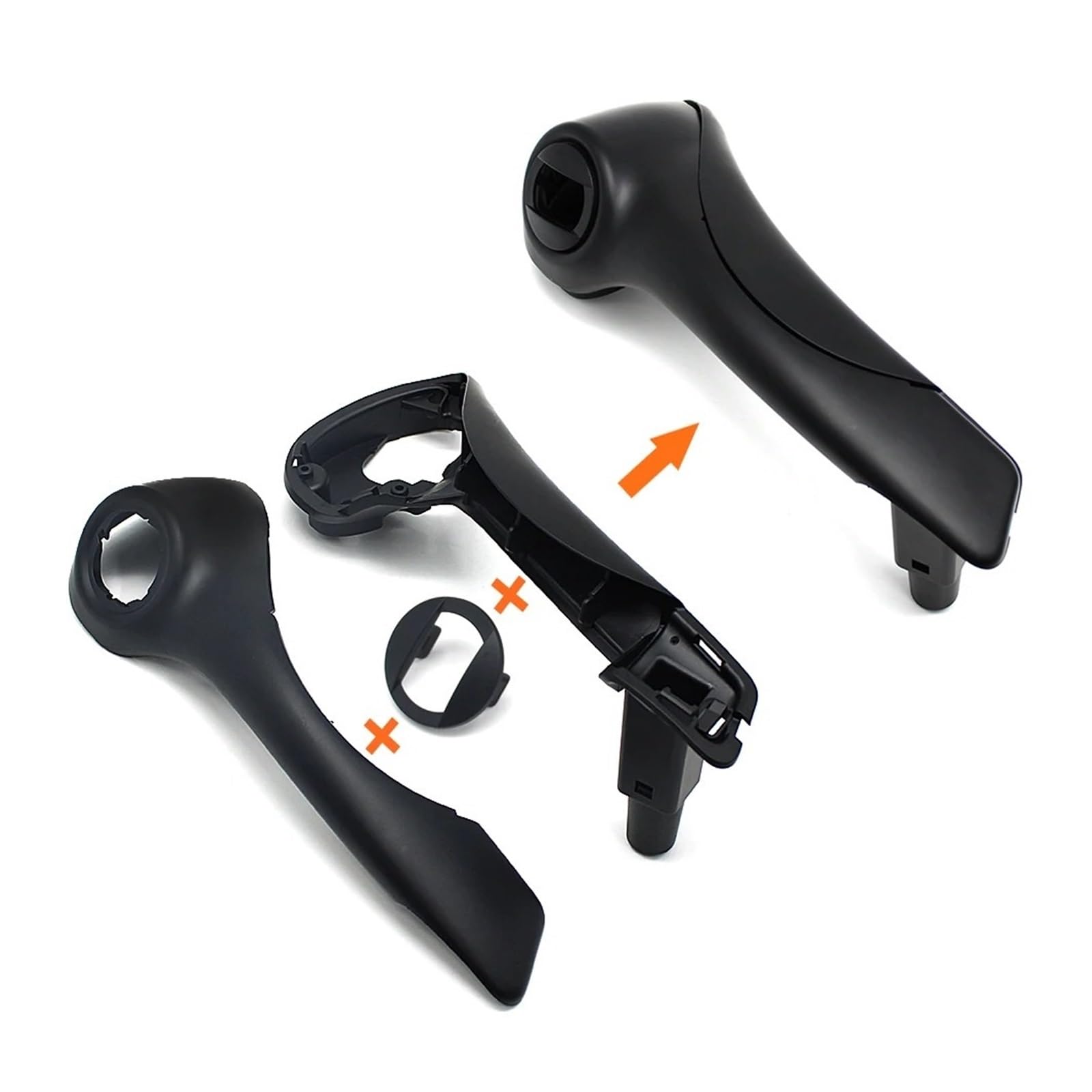 Poignée Porte Intérieure Voiture Pour CLIO 3 MK3 2005–2009 Ensemble Poignée Traction Porte Avant Voiture LHD RHD Remplacement 8200815900(RHD 5PCS Set)